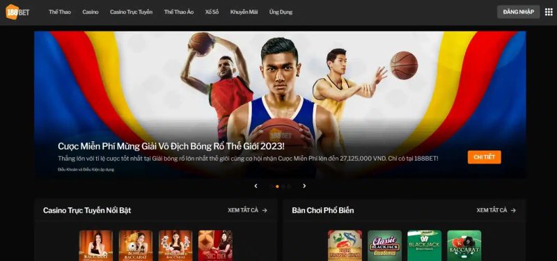 Hướng dẫn cách đăng nhập 188Bet trên điện thoại và máy tính